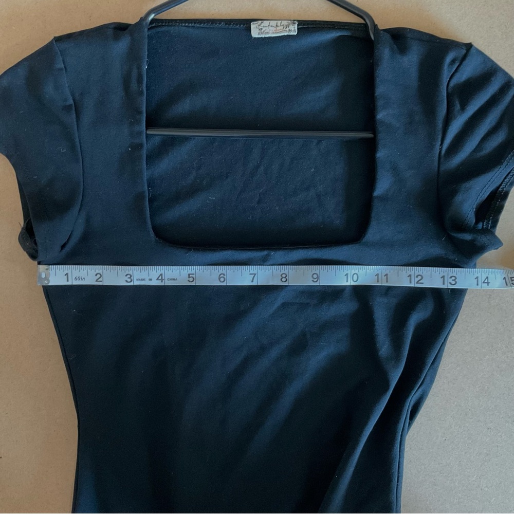Intimately Free People Black Short Sleeve Bodysuit XS - Picture 3 of 4
